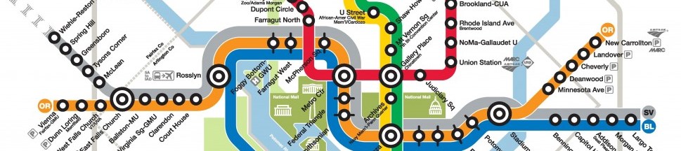 WMATA (Washington DC Metro) map: new Silver Line